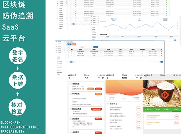 區域鏈防偽追溯SaaS平臺